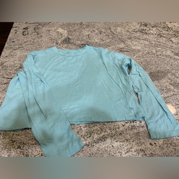 PINK Victoria Secret, Long Sleeve Cropped Top, Size Medium - Picture 1 of 3